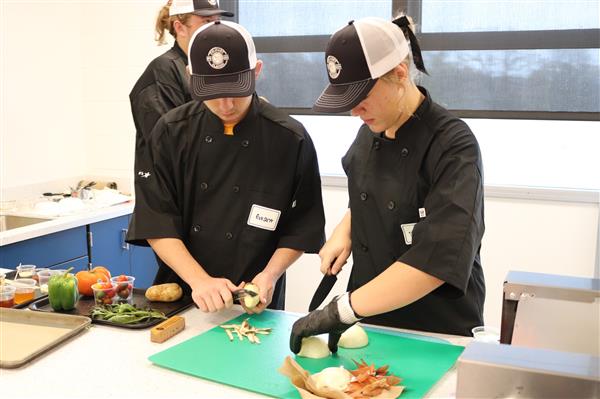 students cooking
