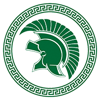 Jarrett School Logo - Trojan Helmet